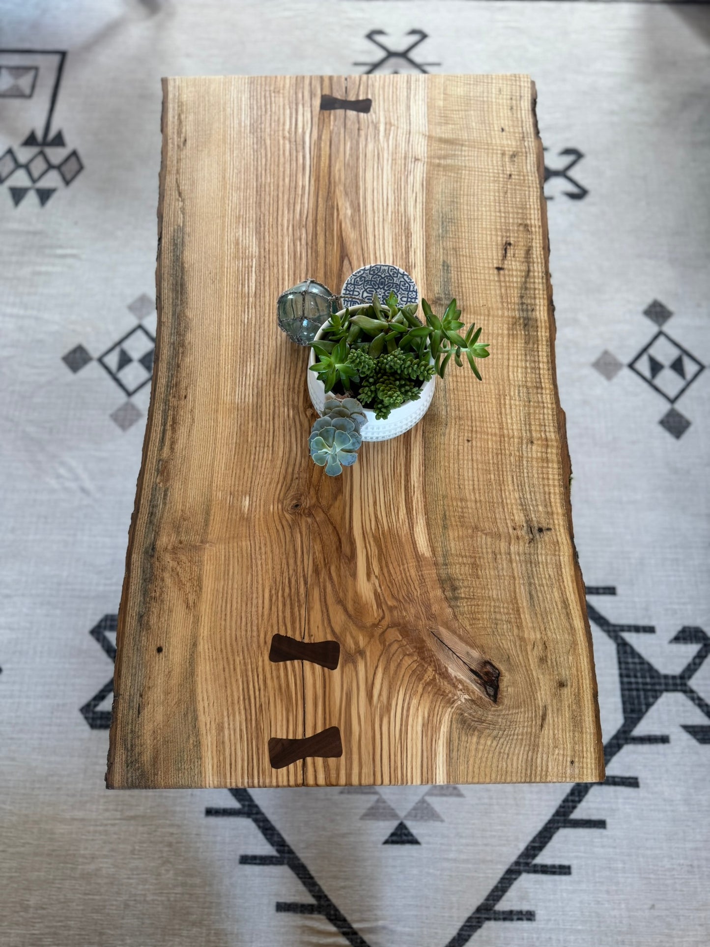 Ash live edge table