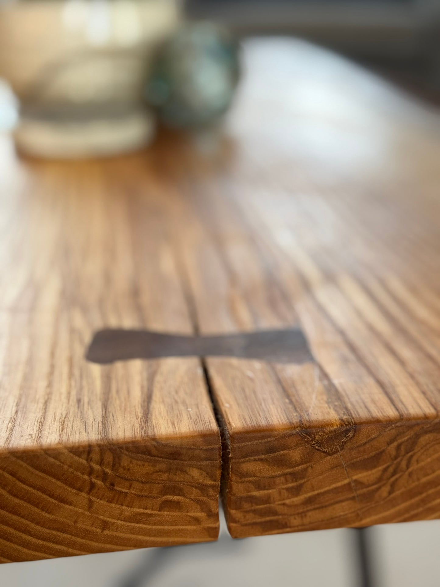 Ash live edge table