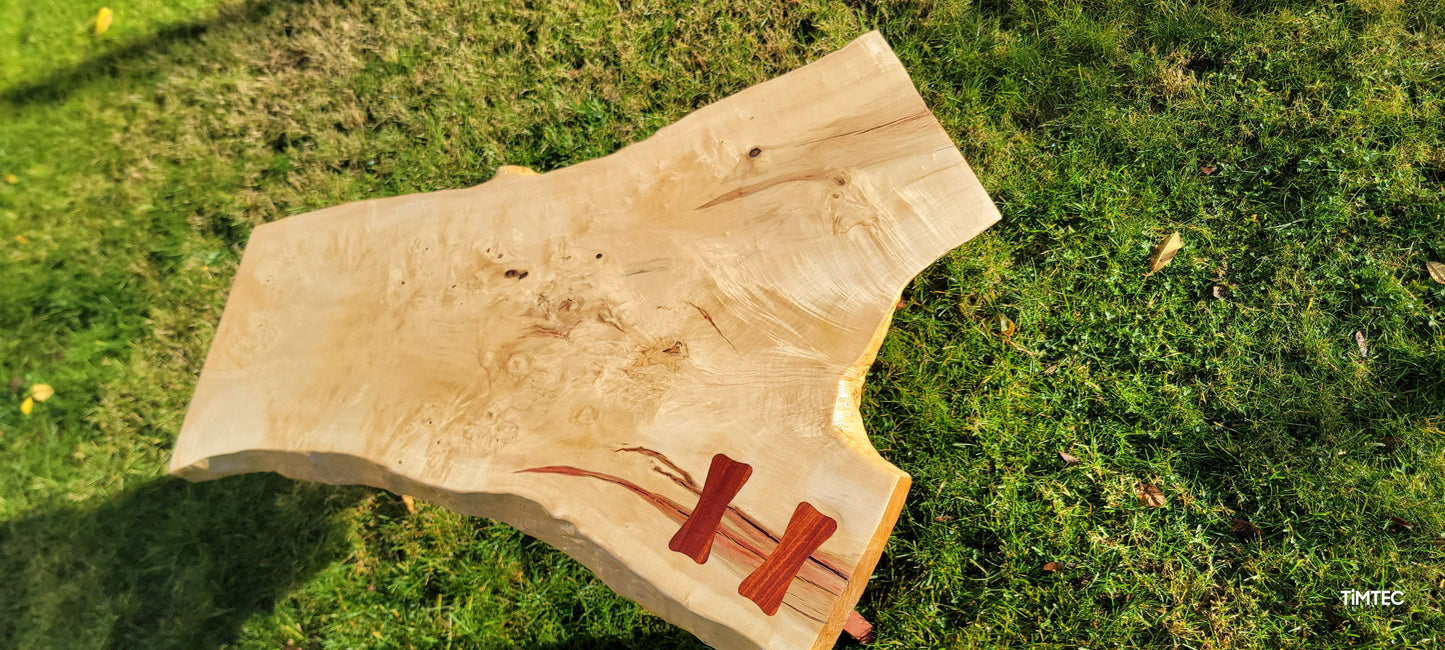 Boxelder live edge coffee table.