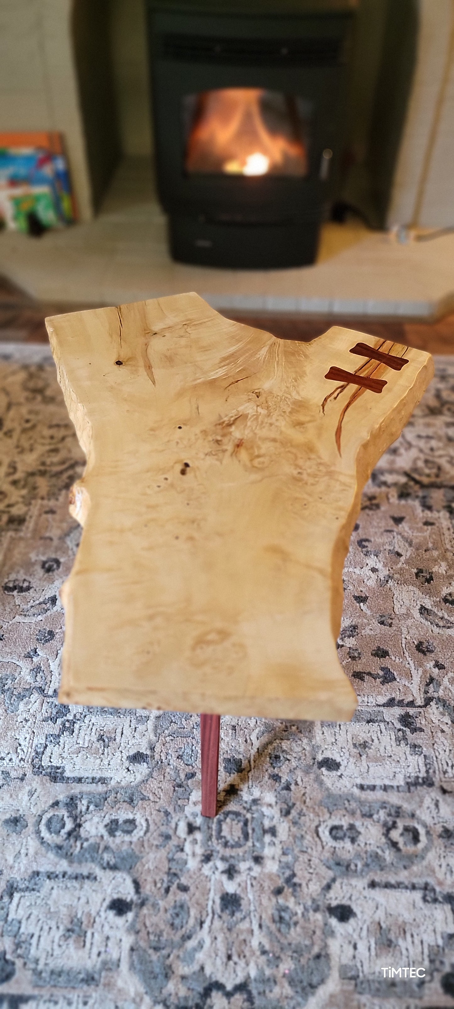 Boxelder live edge coffee table.