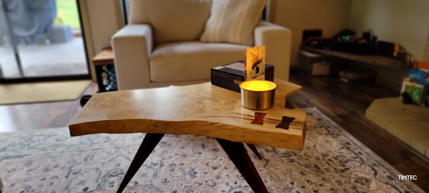 Boxelder live edge coffee table.