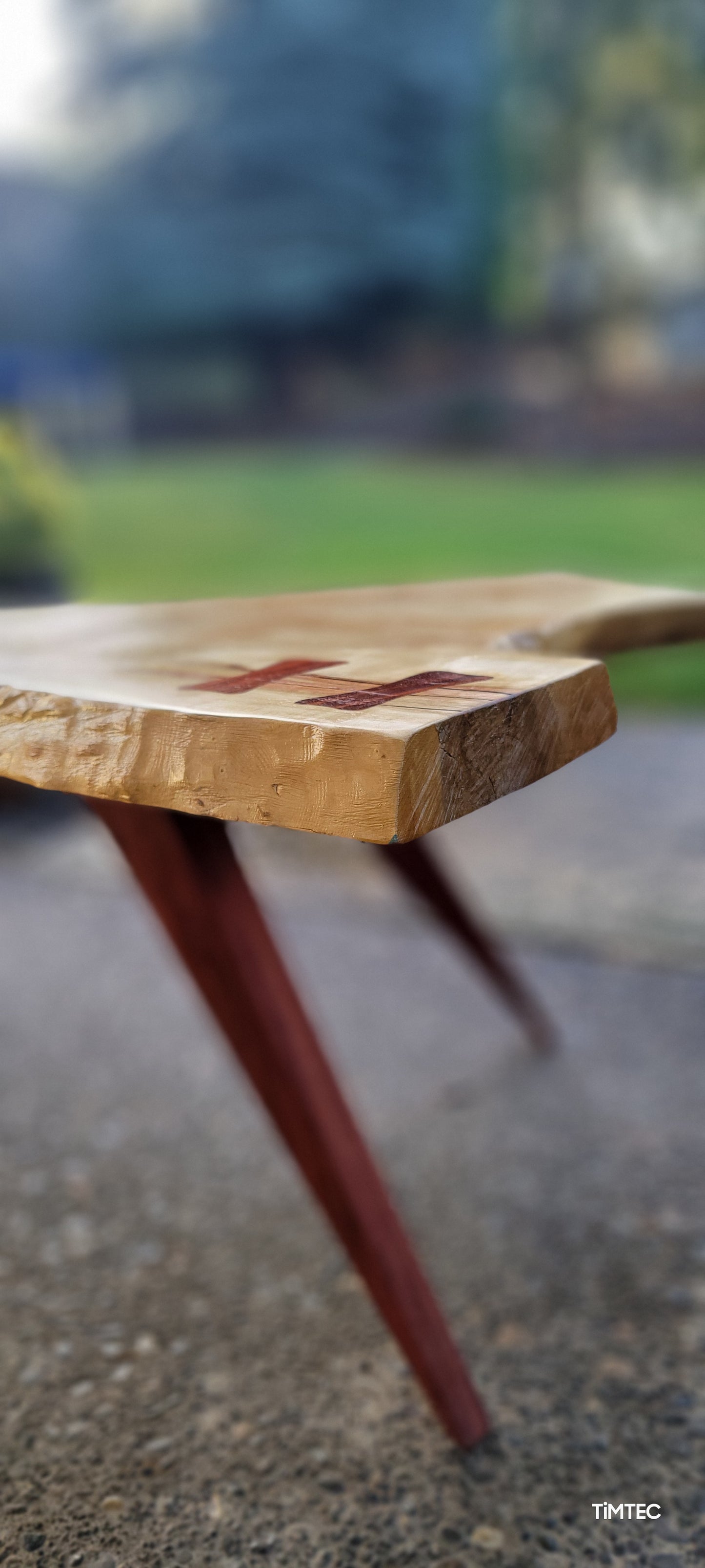 Boxelder live edge coffee table.